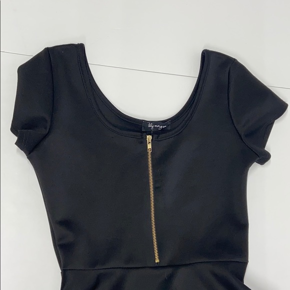 Lilly Morgan Peplum Sz S Black Tank - Picture 3 of 6